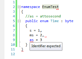 الدورة التاسيسية في تعليم لغة السي شارب- C# Enum Class